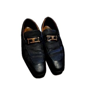 Stacy Adams Pomeroy Moc Toe Bit Slip on soft leather memory foam mens shoes
